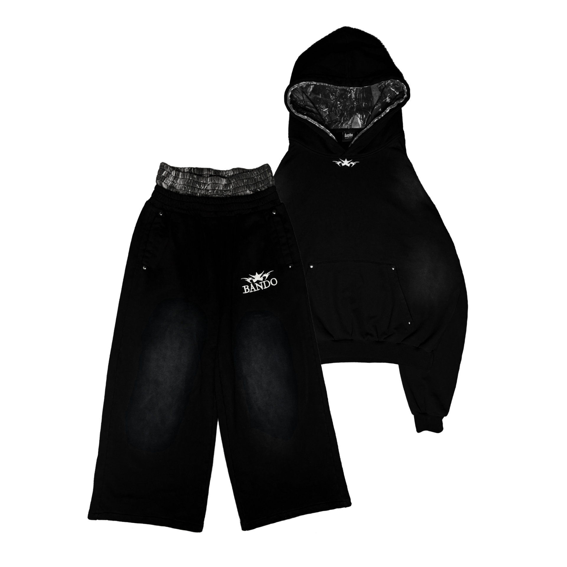 dark camo sweatsuit