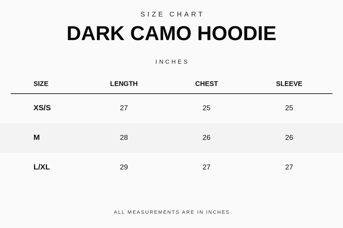 dark camo hoodie