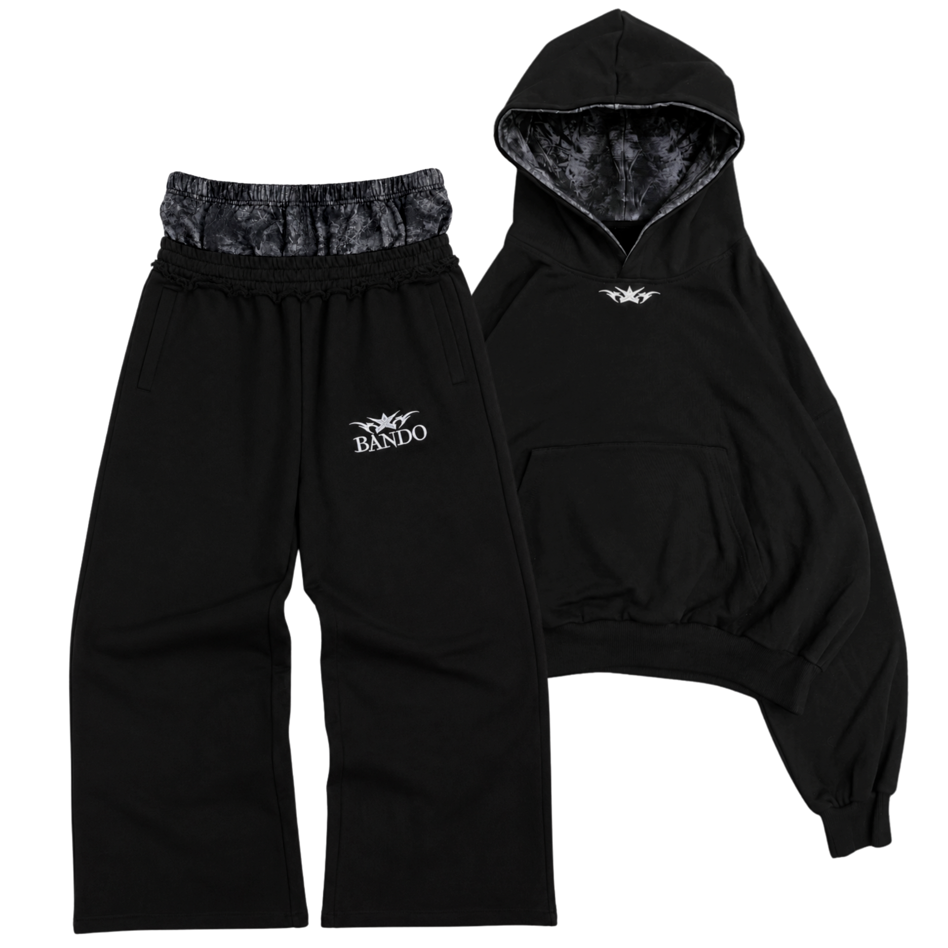 dark camo sweatsuit
